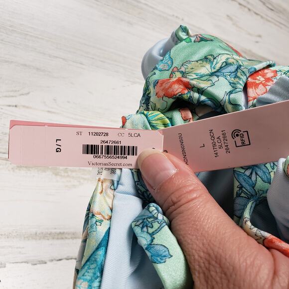 NWT Victoria's Secret Wrap High-Waist Cheeky Bikini Bottom Women's Size Large - Picture 10 of 14